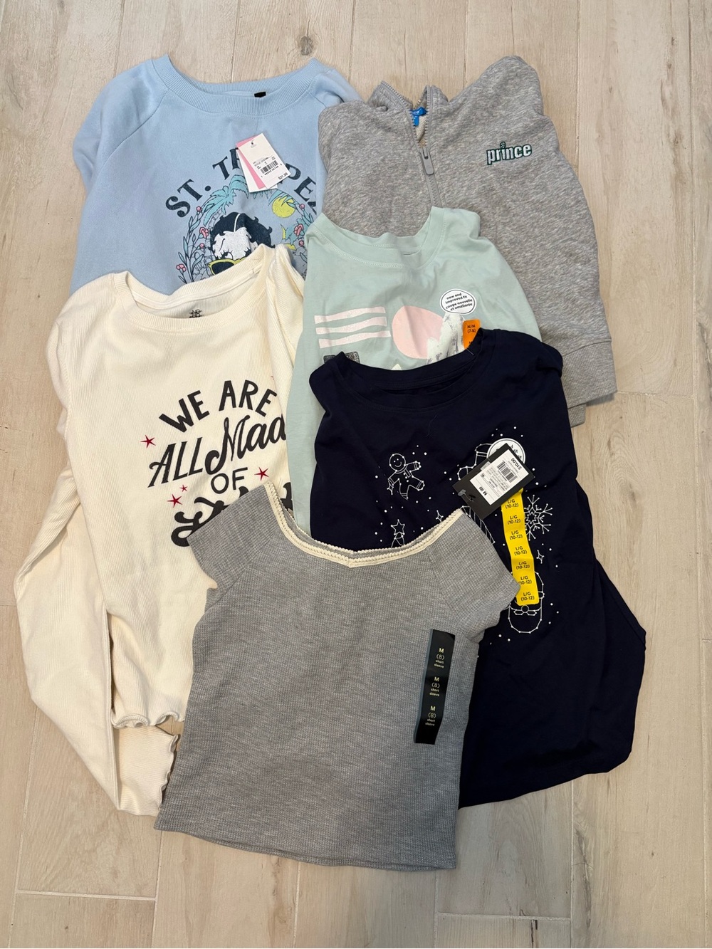 Set of 6 Girls Tops